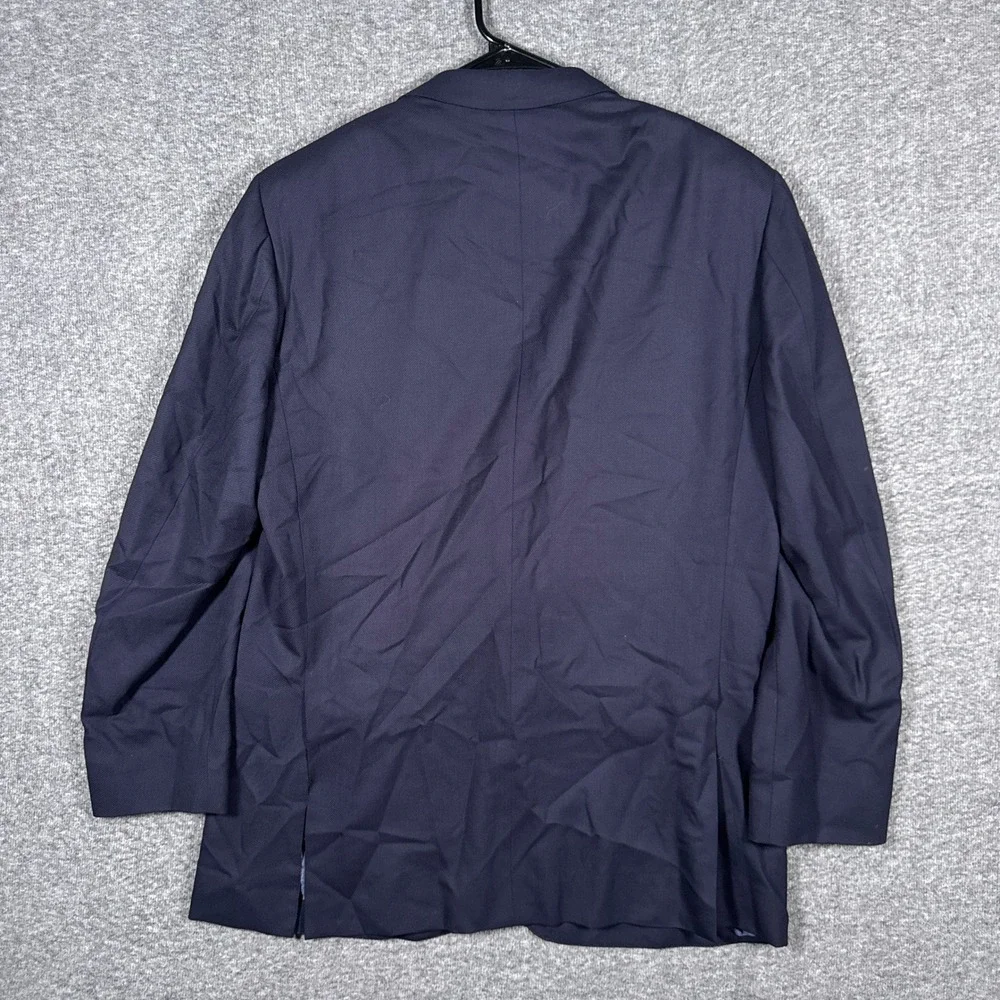 Ermenegildo Zegna High Performance Cool Effect Blazer Mens 42R Navy Hopsack Wool